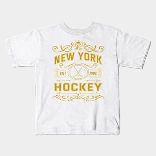 Vintage New York Hockey Kids T-Shirt